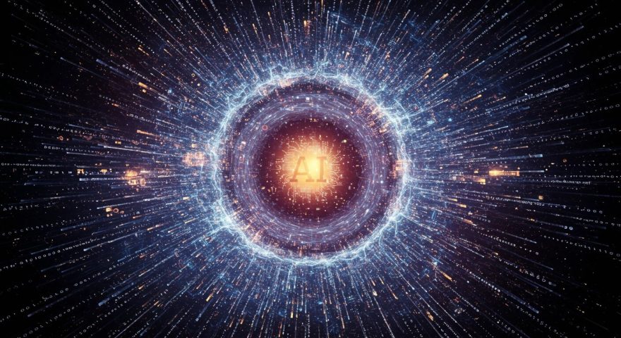 Concept art of artificial intelligence