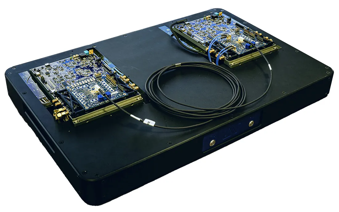 Avicena LightBundle 1 Tbps microLED optical link evaluation kit