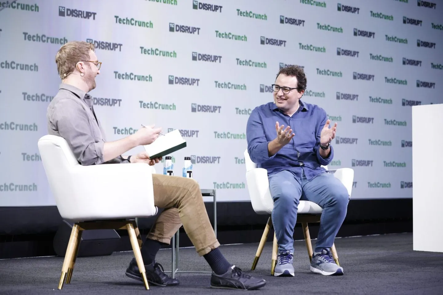 Dario Amodei, co-founder and CEO of Anthropic, at TechCrunch Disrupt 2023