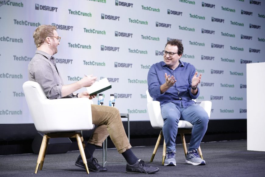 Dario Amodei, co-founder and CEO of Anthropic, at TechCrunch Disrupt 2023
