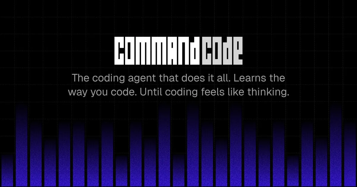 Command Code product branding for the GOAT coding plan