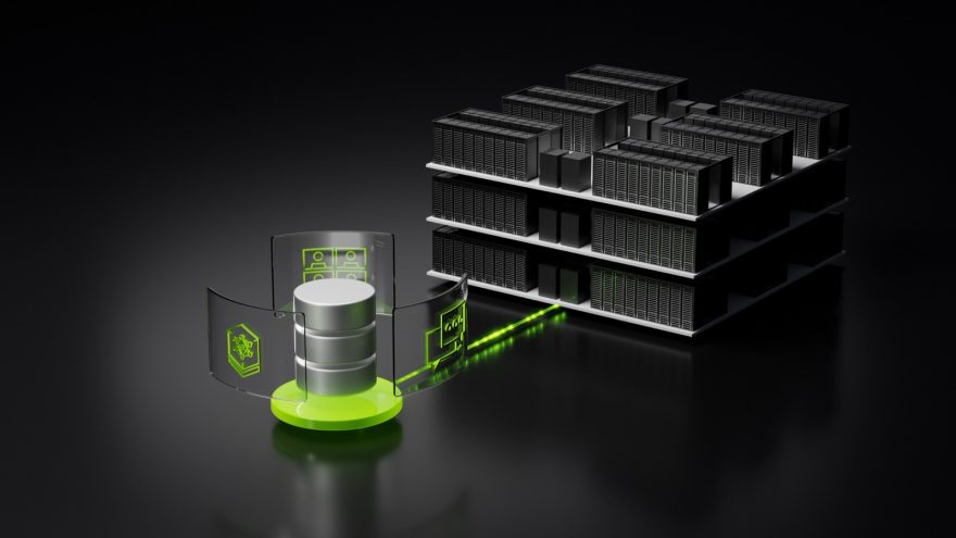 Nvidia artwork accompanying its cuFile open source announcement at FMS 2026