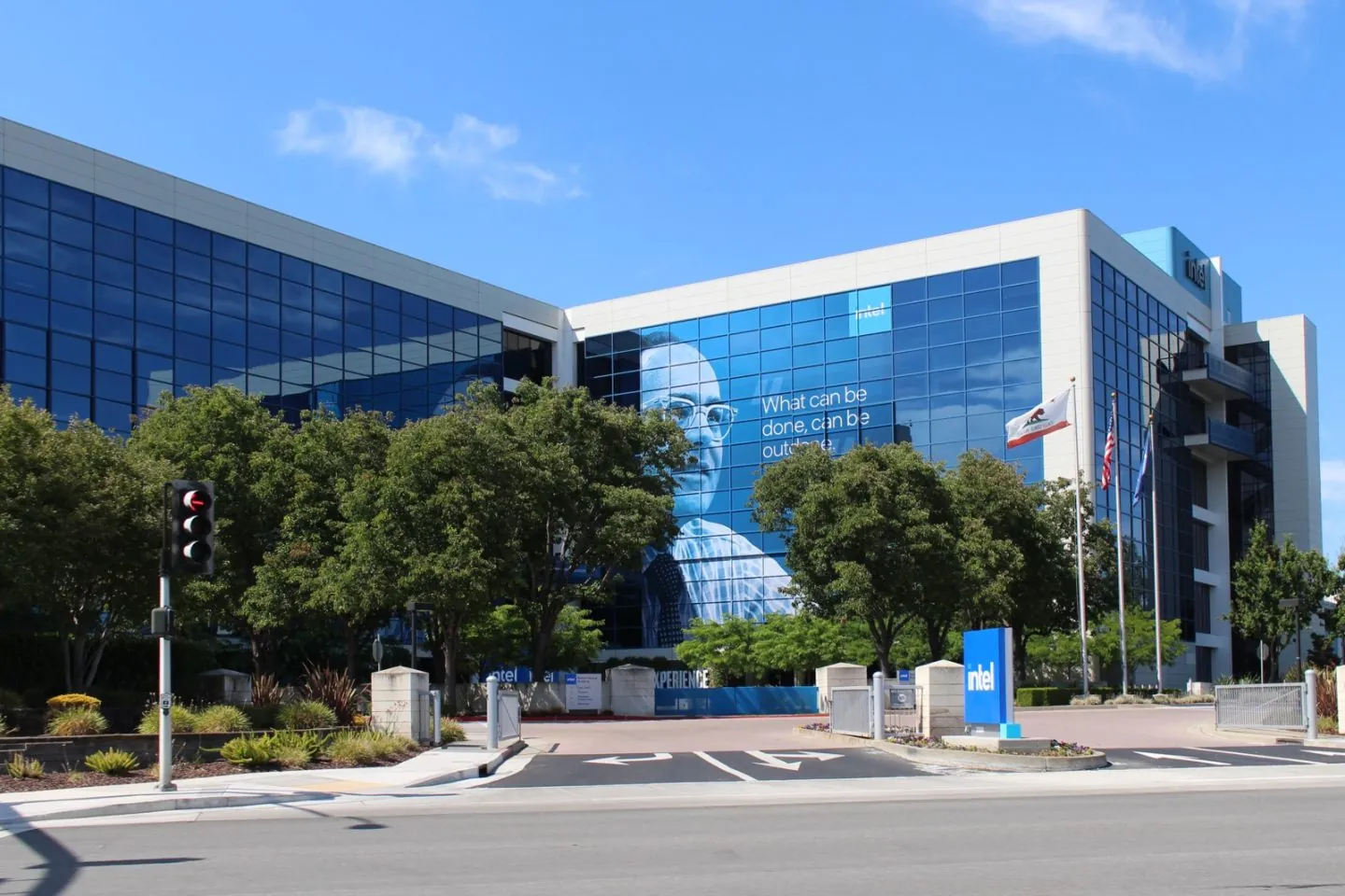 Intel headquarters in Santa Clara, California