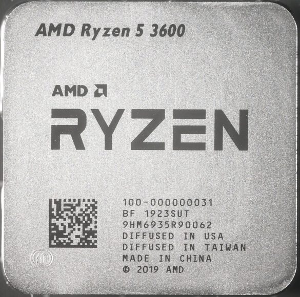 AMD Ryzen 5 3600 processor, a Zen 2 chip from the microarchitecture generation targeted by the TONTOU attack