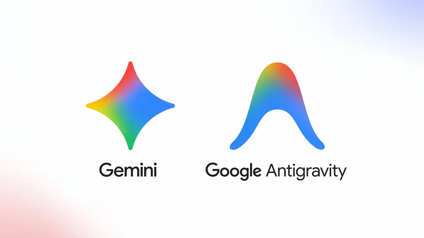 Gemini and Google Antigravity logos shown together in official Google Blog artwork