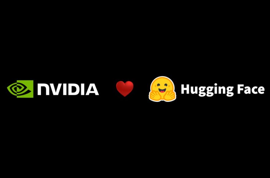 NVIDIA and Hugging Face logos in official acquisition announcement artwork