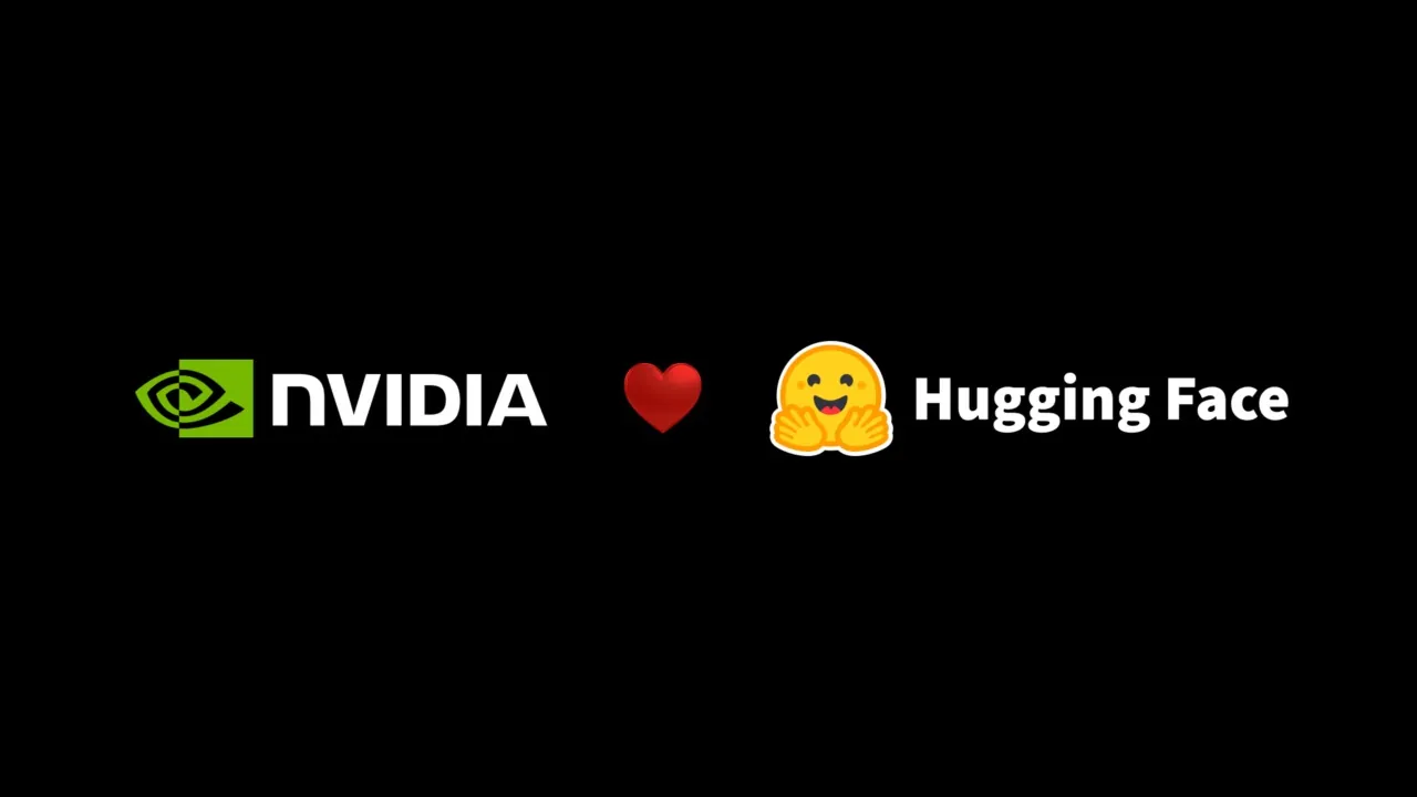 NVIDIA and Hugging Face logos in official acquisition announcement artwork