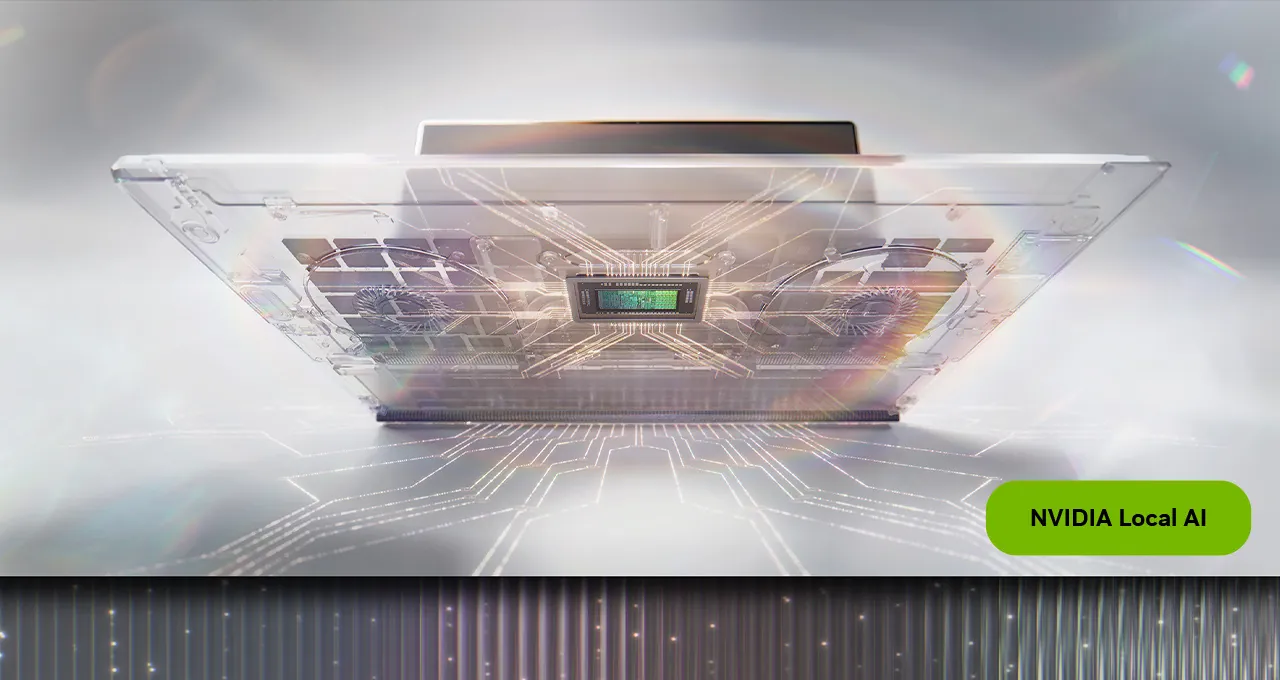 NVIDIA local AI and RTX Spark announcement graphic for IFA 2026