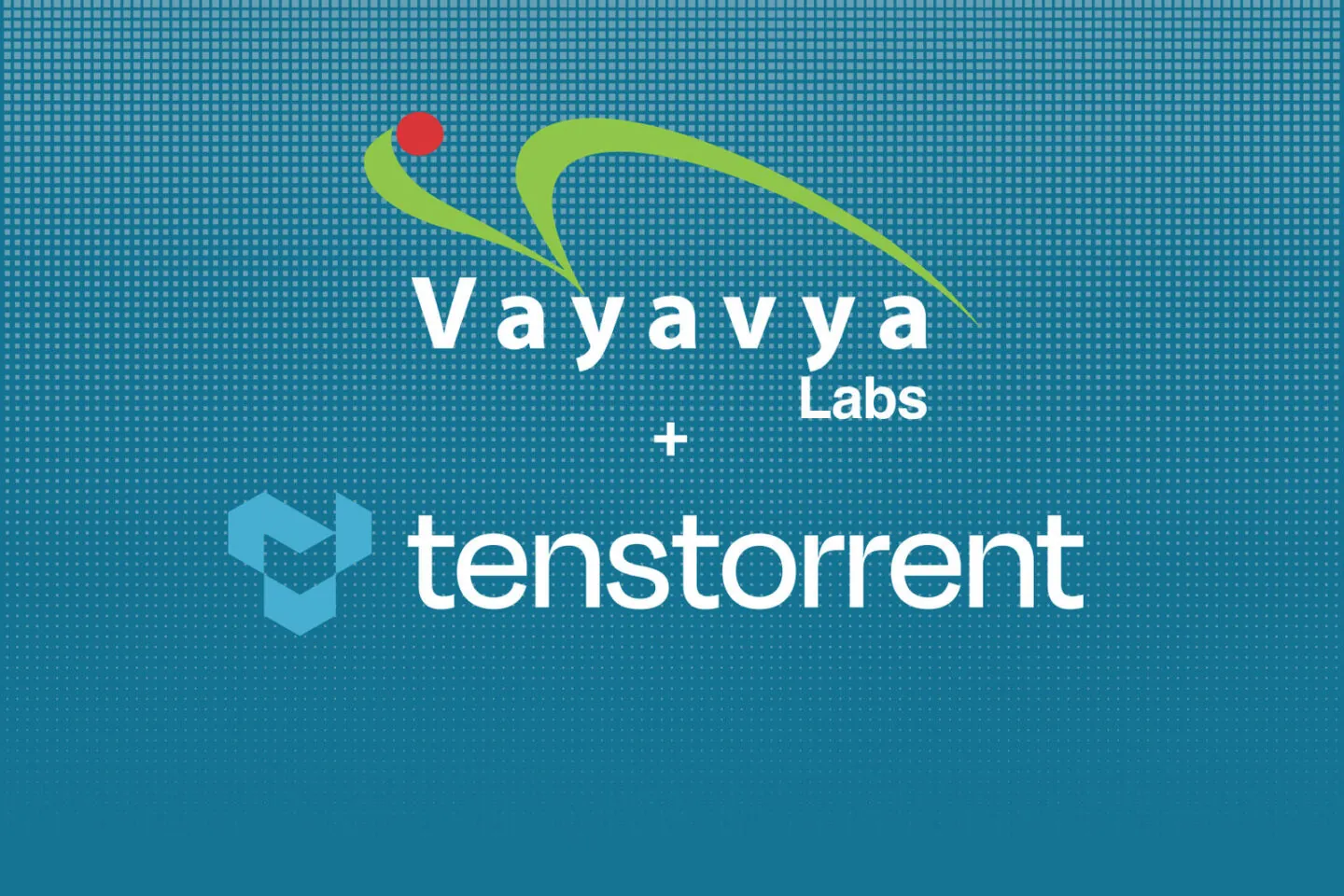 Official Tenstorrent and Vayavya Labs graphic announcing their virtual-platform collaboration